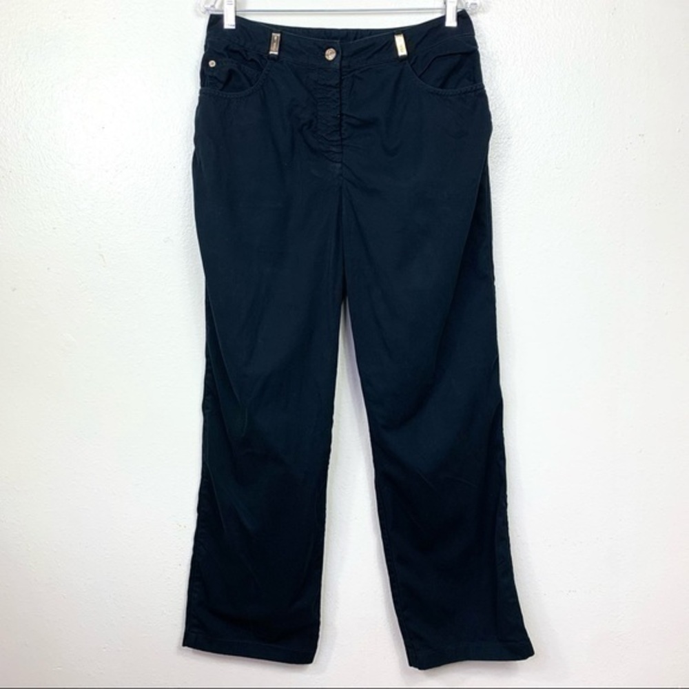 ST.John Marie Gray Women’s dress Pants black Sz 10